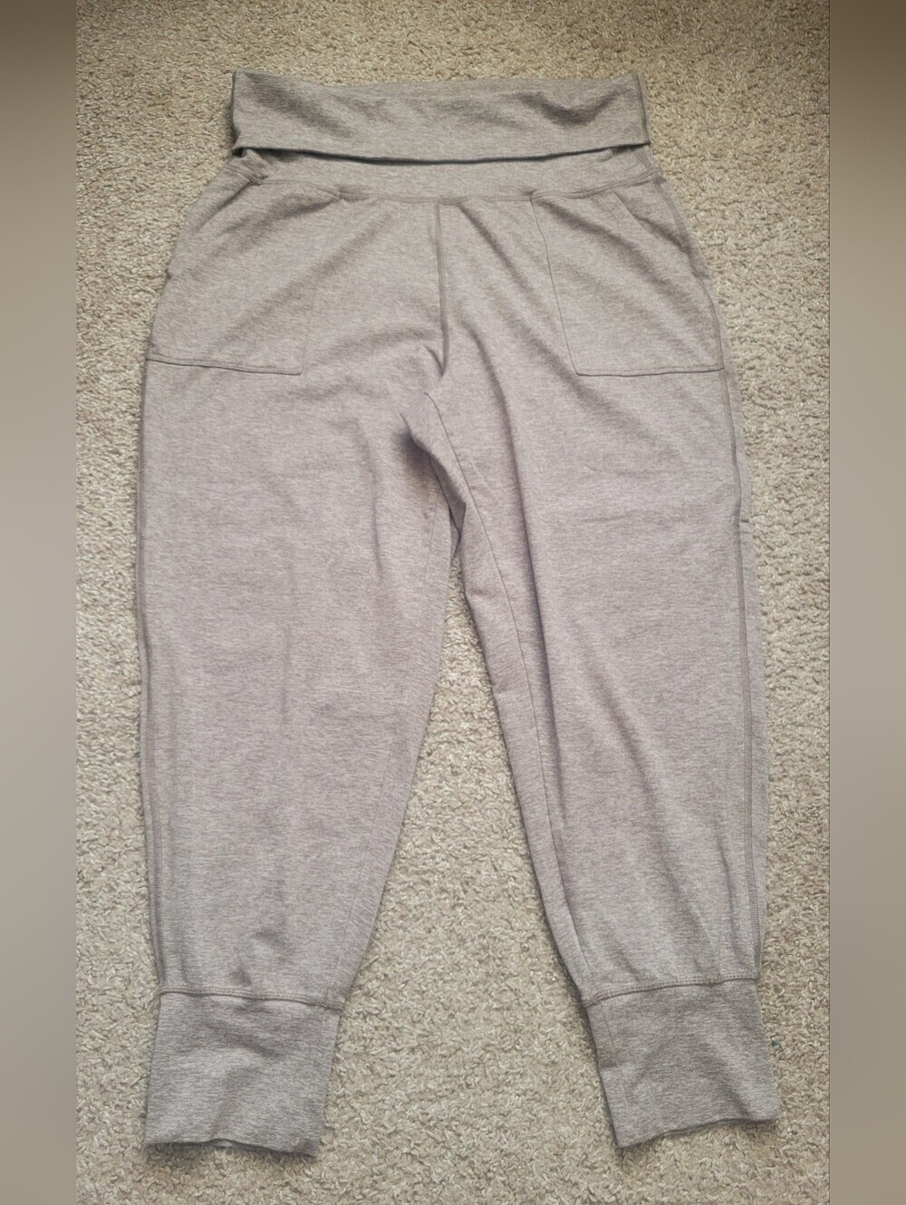 Aerie heathered mauve lounge leggings, size L/G